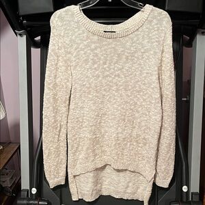 Express Cream Crew Neck Sweater